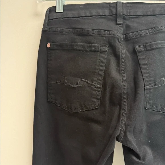 7 FOR ALL MANKIND Women’s Black Kimmie Bootcut Jeans - Size 27 - Picture 5 of 10